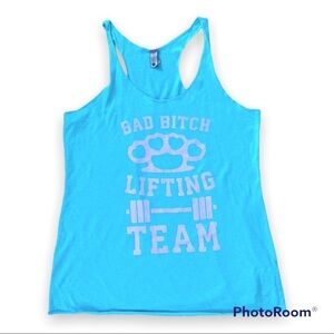 Next Level Bad B*thc Lifting Team Racerback Tank XL